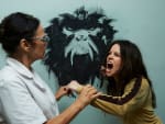 Jennifer Goines Acts Up - 12 Monkeys Season 1 Episode 2