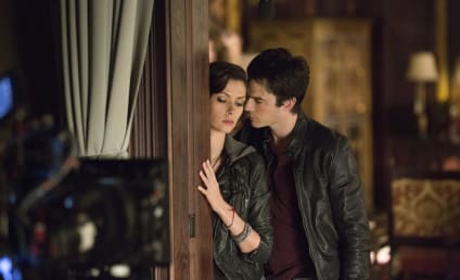 The Vampire Diaries EXCLUSIVE: Look Who's Getting Cozy...