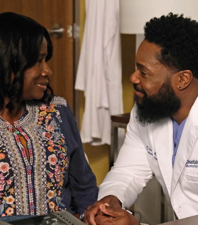 Carol's Good News - tall - The Resident Season 4 Episode 13
