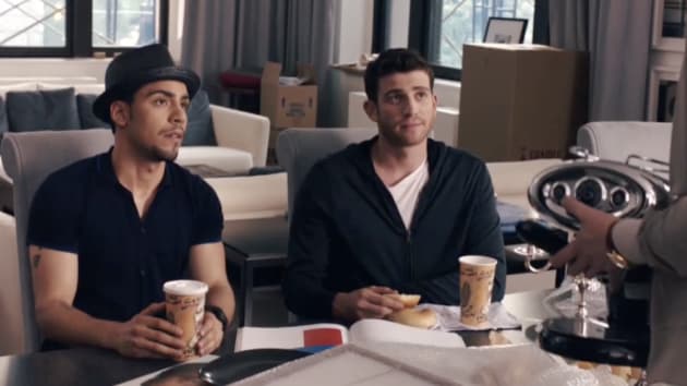 Ben and Cam at a Meeting
