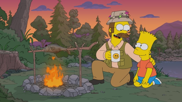 Bonding With Ned - The Simpsons