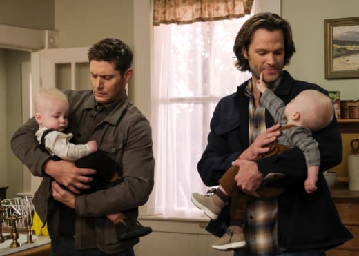 Holding Babies - Supernatural Season 15 Episode 10