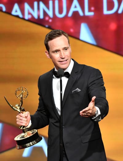 Mike Richards Attends Daytime Emmy Awards