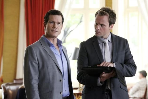 Dylan Walsh on Revenge