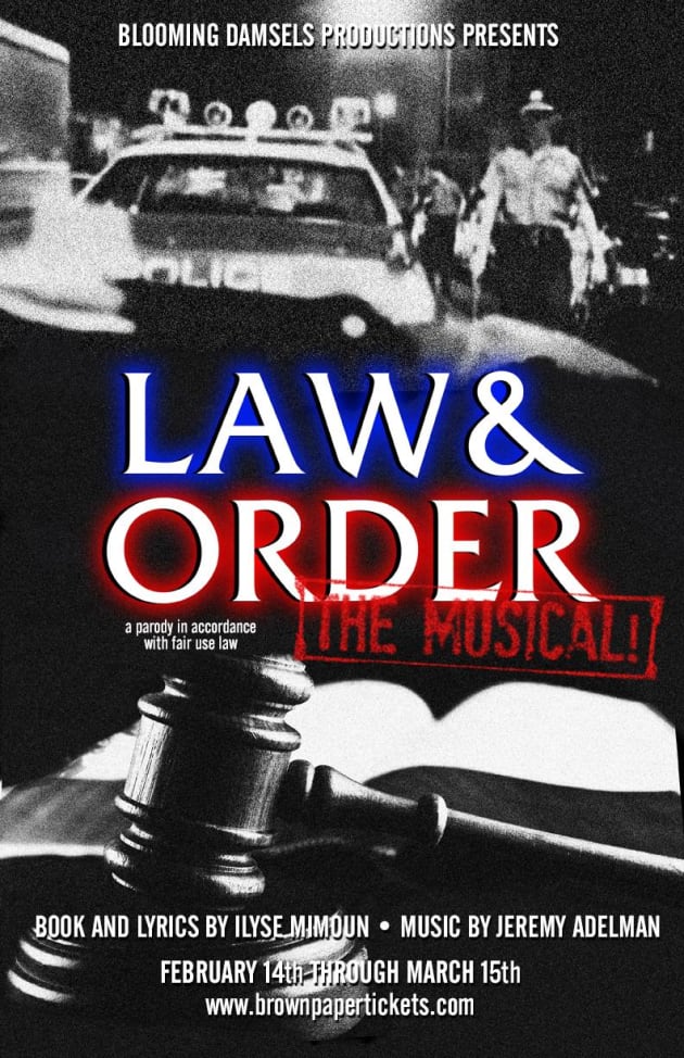 Law & Order: The Musical! Graphic