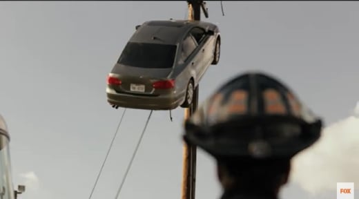 A Car Hits a Pole  - 9-1-1: Lone Star Season 4 Episode 8
