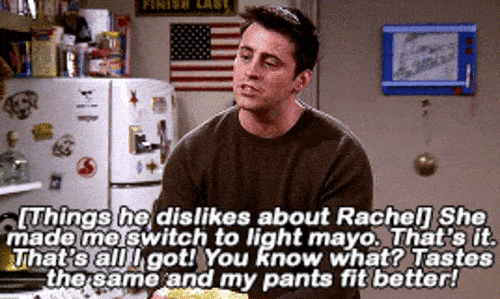 There was a major difference with joeys list