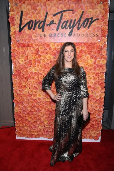 Mayim Bialik Attends Event