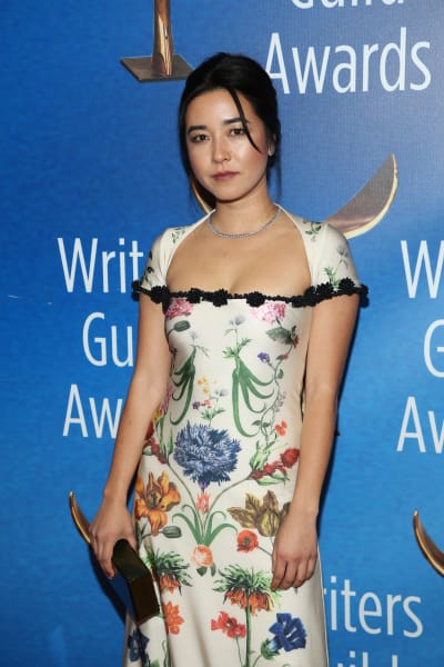  Maya Erskine attends the 2020 Writers Guild Awards at The Beverly Hilton Hotel 