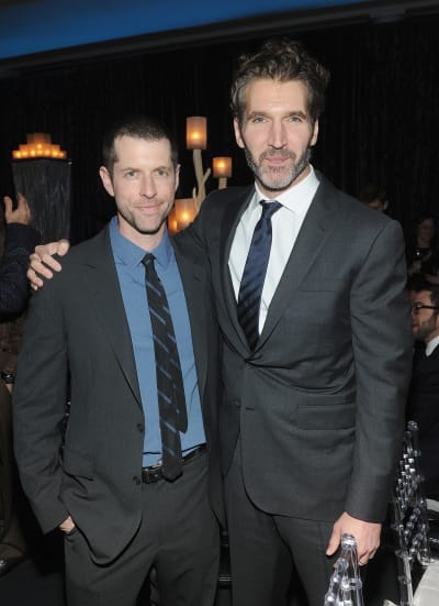 D.B. Weiss and David Benioff at GOT Event