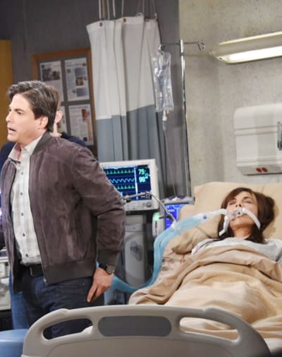 (TALL) Kate in Critical Condition - Days of Our Lives