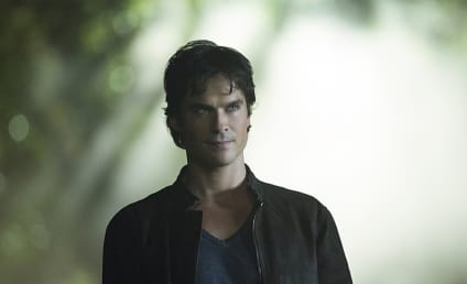 The Vampire Diaries Premiere Photos: Damon is Evil Incarnate!!