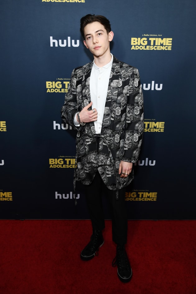 Griffin Gluck attends the premiere of "Big Time Adolescence"