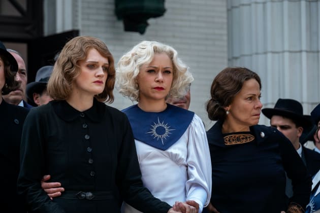 Emily, Sister Alice, Birdy Outside the Church - Perry Mason