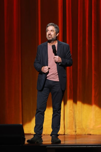  Ray Romano performs during The Give Back-ular Spectacular! fundraiser in partnership with The Union Solidarity Coalition at The Orpheum Theatre