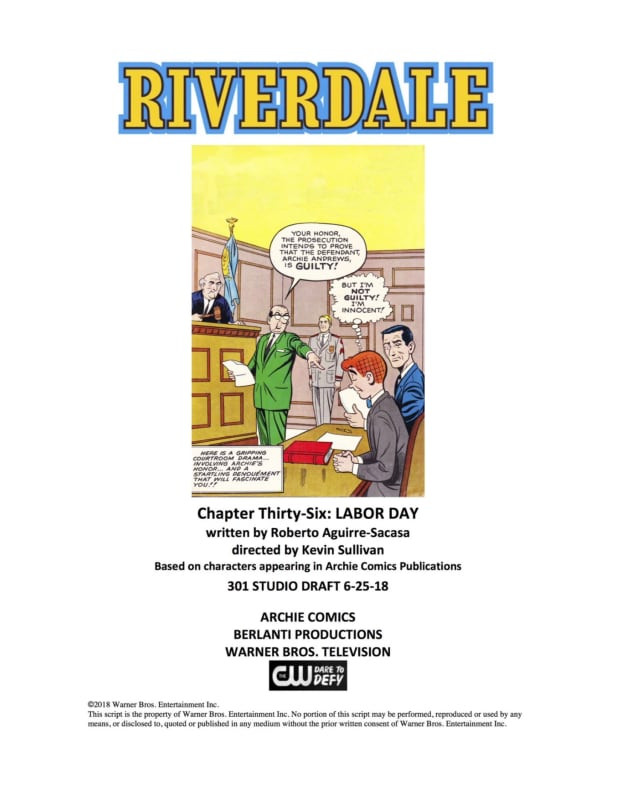 Riverdale Season 3 Poster: Let the Games Begin! - TV Fanatic