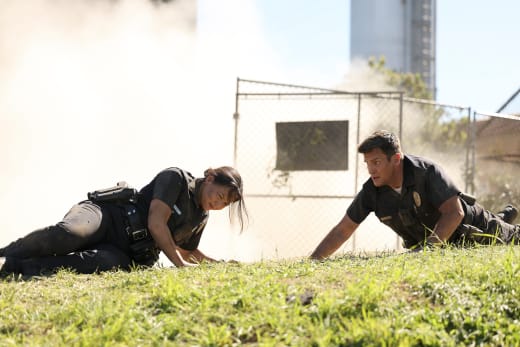 Explosion Hits - The Rookie Season 4 Episode 19