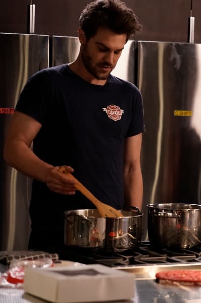 Cooking Duty -tall - Station 19 Season 6 Episode 14