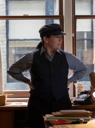 Susie at work - The Marvelous Mrs. Maisel Season 5 Episode 2