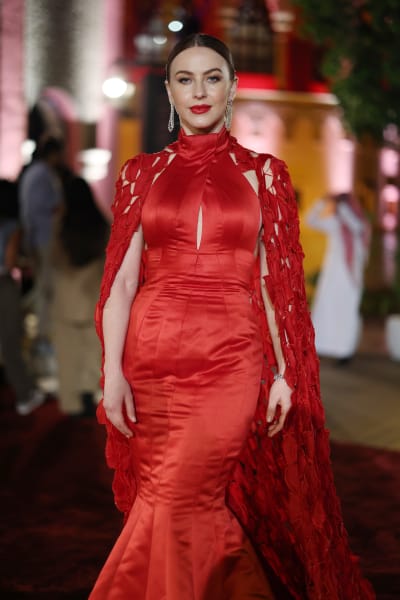 Julianne Hough attends the "Women in Cinema" red carpet during the Red Sea International Film Festival 