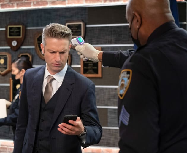 COVID Precautions - Law & Order: SVU Season 22 Episode 1