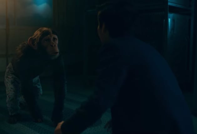 Five and Baby Pogo - The Umbrella Academy Season 2 Episode 2