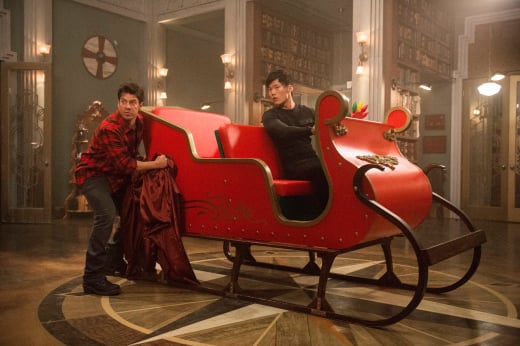 The Librarians Review: Christmas and Movie Magic - TV Fanatic