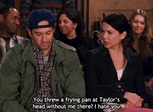 Luke attends a town meeting - Gilmore Girls