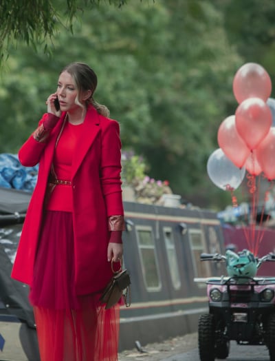 Katherine Ryan in Red