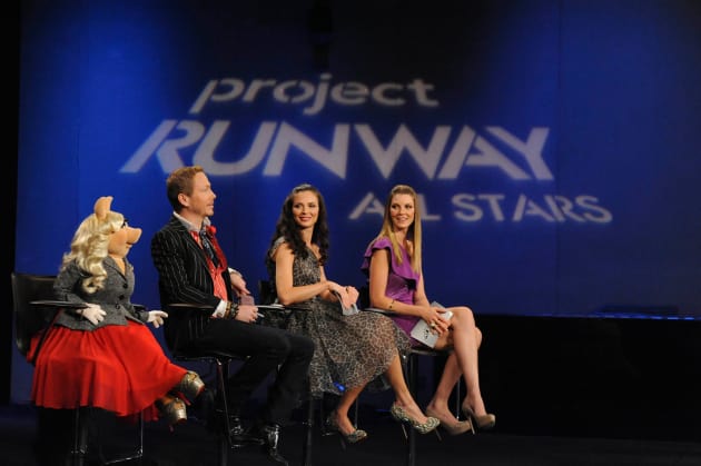 Miss Piggy on Project Runway