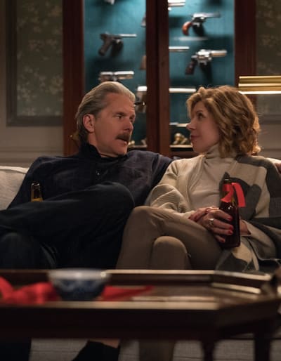 Diane and Kurt couch - The Good Fight Season 3 Episode 2