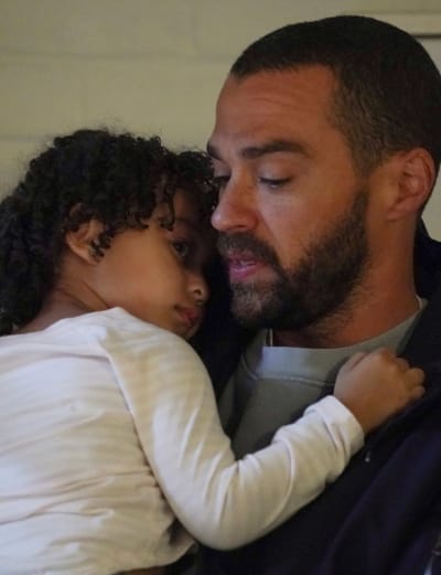 Jackson Holds Harriet  - Grey's Anatomy Season 17 Episode 14