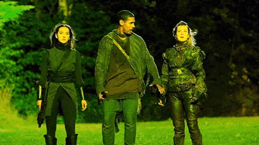 Gabriel Helps Echo and Hope - The 100 Season 7 Episode 1