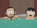 Two Guys Naked in a Hot Tub Picture
