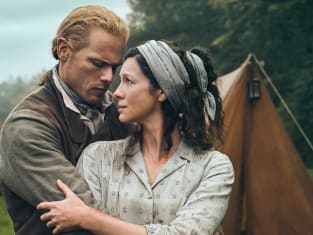Jamie and Claire in Each Other's Arms - Outlander