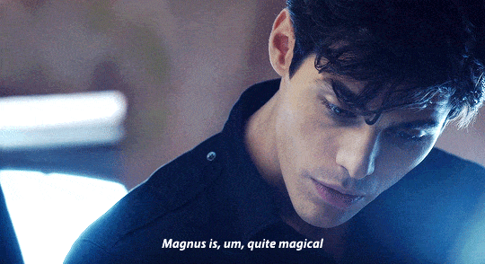 When alec states that magnus is quite magical on 1x08 bad blood