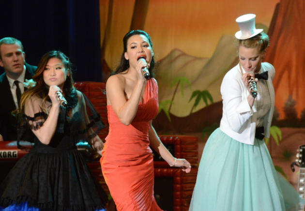 Tina, Santana and Brittany