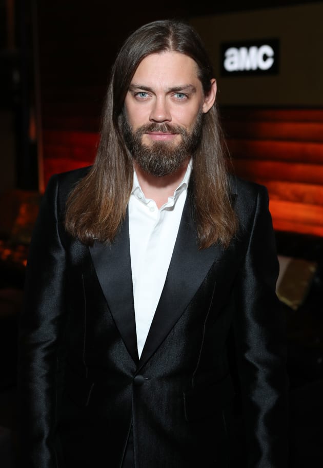 Tom Payne Attends AMC Event