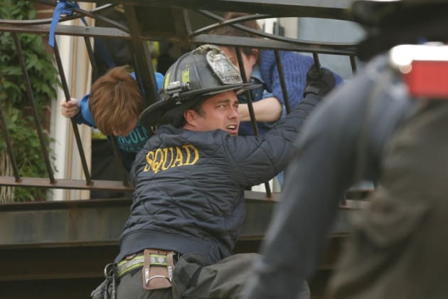 Severide works to rescue a young boy - Chicago Fire Season 3 Episode 6