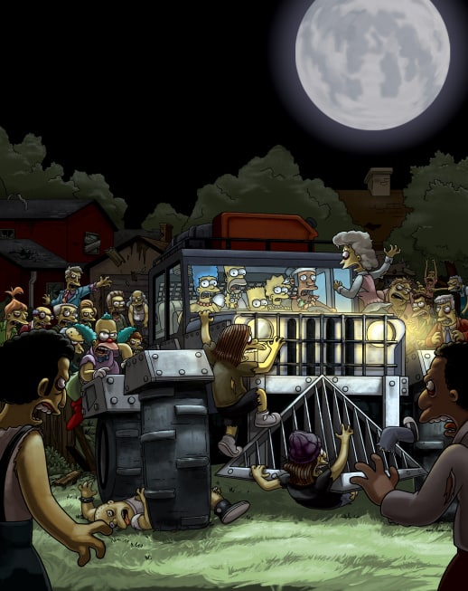 Zombies Attack The Simpsons!