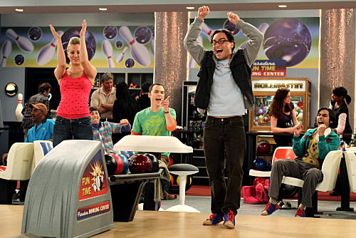 Penny and Leonard Bowling