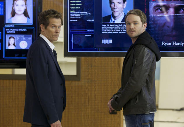 Kevin Bacon on The Following