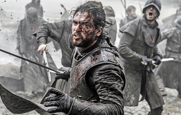 Jon Snow in Battle Game of Thrones Season 6 Episode 9 TV Fanatic