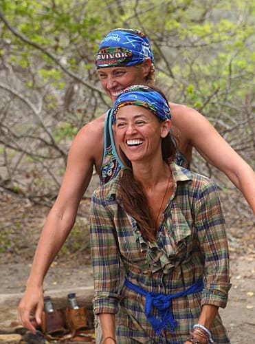 Holly and Yve Share a Laugh