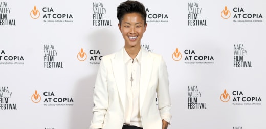 Co-host Kristen Kish attends a screening, Q&A and dinner for Netflix's Iron Chef: Quest