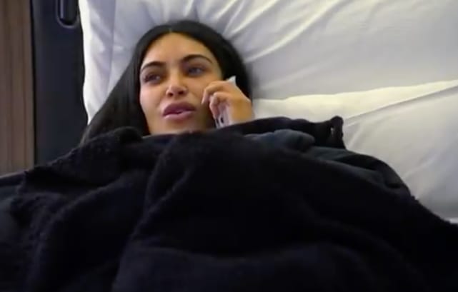 Kim kardashian talks in bed keeping up with the kardashians