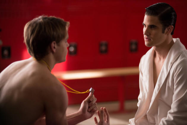 Sam and Blaine in "Naked"