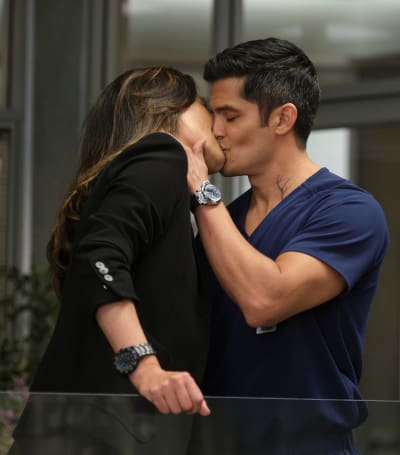 Melendez and Lim Kiss - The Good Doctor Season 3 Episode 8