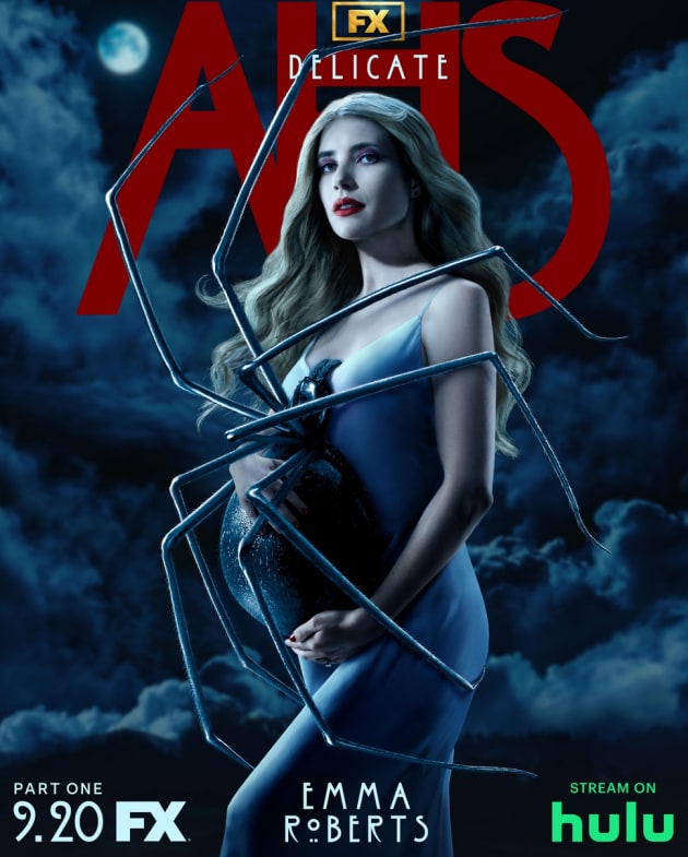 American Horror Story Delicate Trailer Spins A Web Of Horror For Emma Roberts Tv Fanatic 