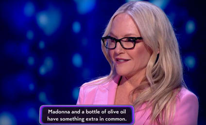 Celebrity Name That Tune Exclusive Clip: Can Suits' Rachael Harris Name an Iconic Madonna Tune After Hearing Two Notes?
